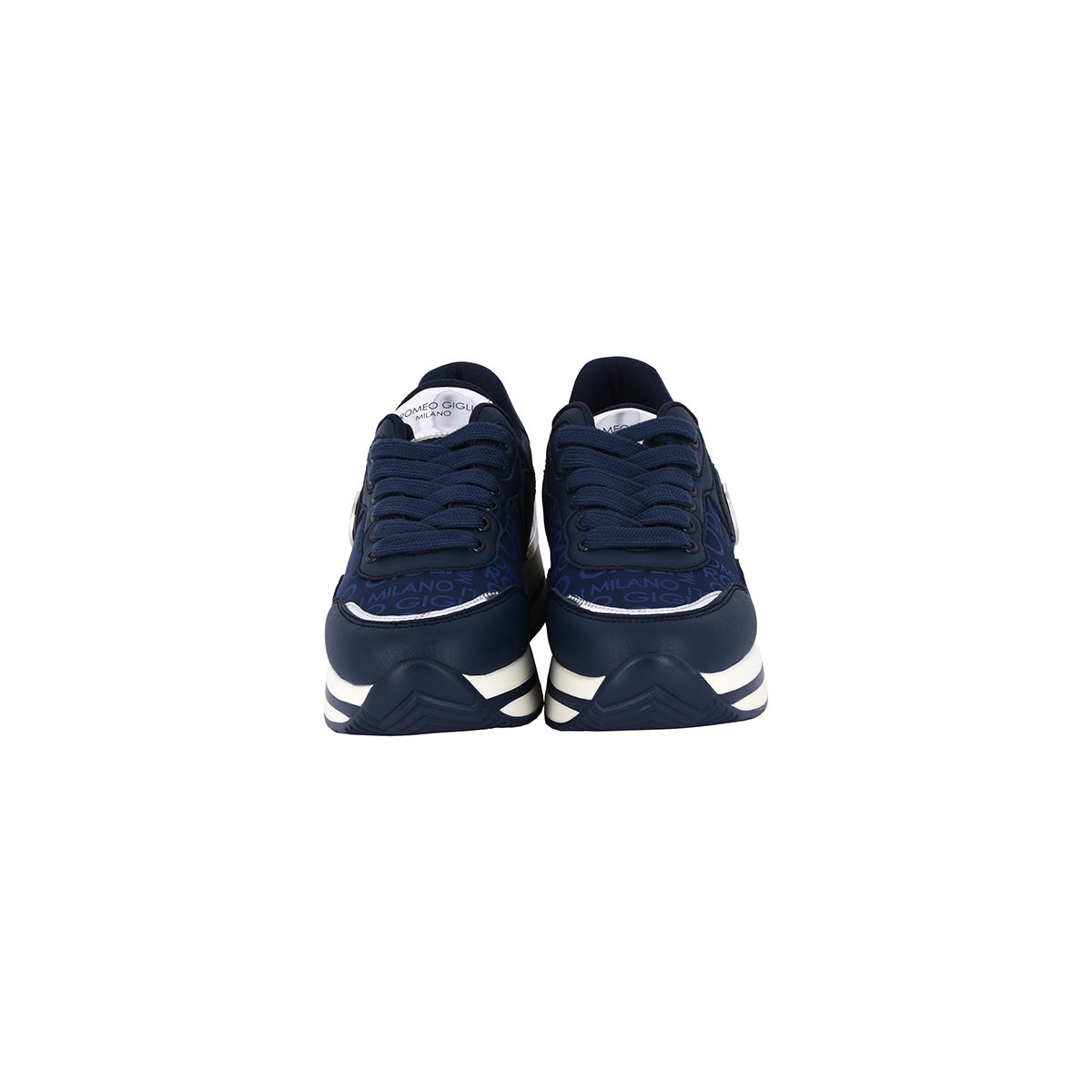 Sneakers Navy con Platform