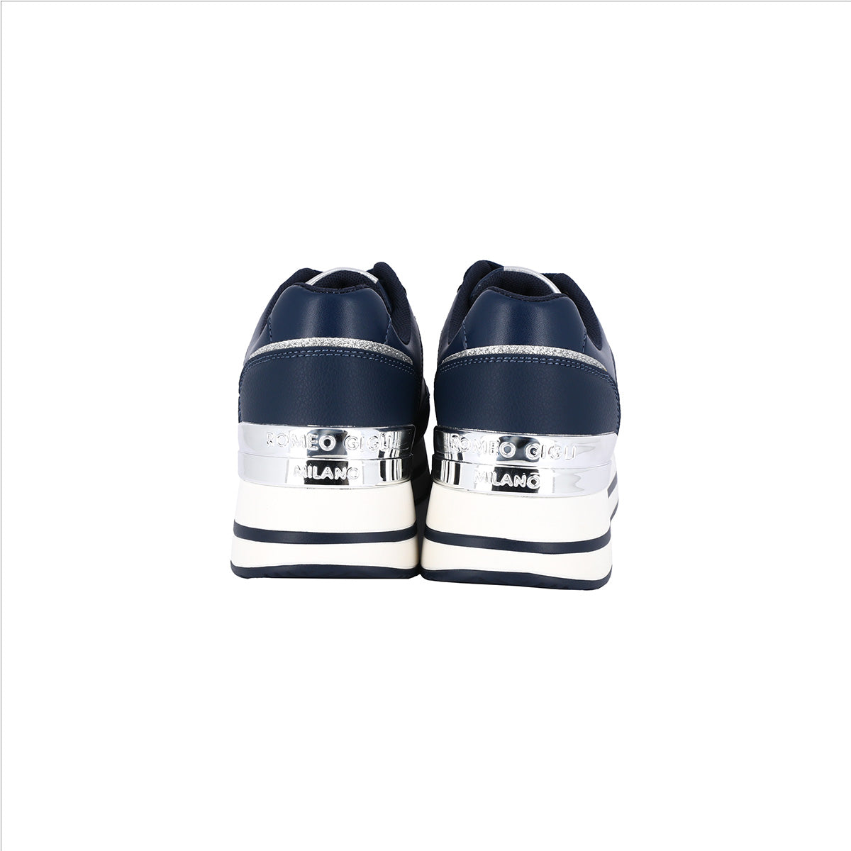 Sneakers Navy con Platform
