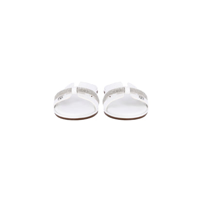 Sandales plates avec strass