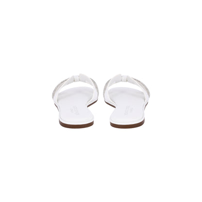 Sandales plates avec strass