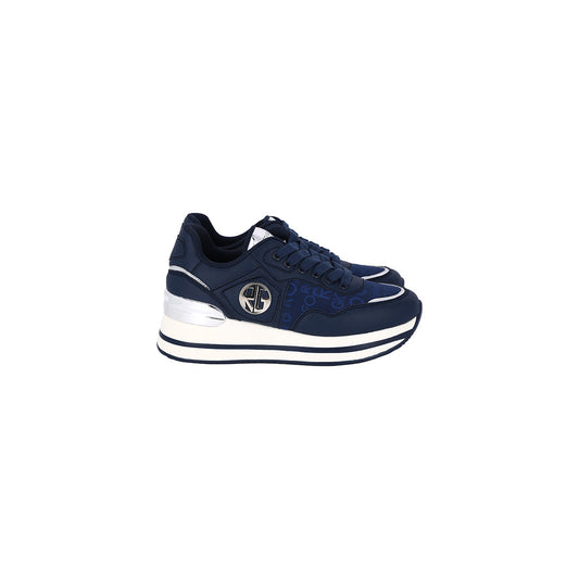Sneakers Navy con Platform